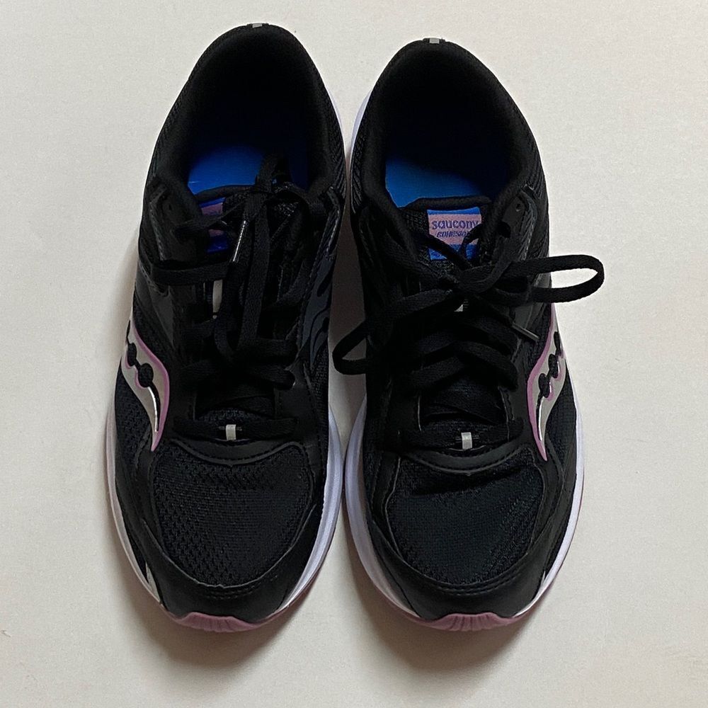 Saucony Cohesion 17 Women's Black and Pink Sneakers Size 9.5W - Picture 3 of 11